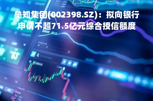 垒知集团(002398.SZ)：拟向银行申请不超71.5亿元综合授信额度