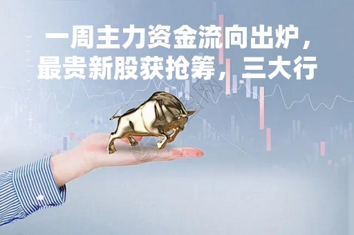 一周主力资金流向出炉，最贵新股获抢筹，三大行业遭出逃均超100亿元