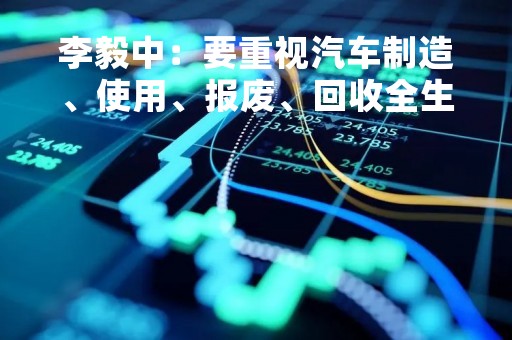 李毅中：要重视汽车制造、使用、报废、回收全生命周期的减碳减排