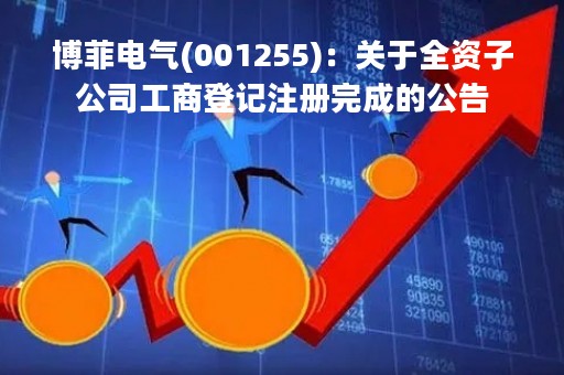 博菲电气(001255)：关于全资子公司工商登记注册完成的公告