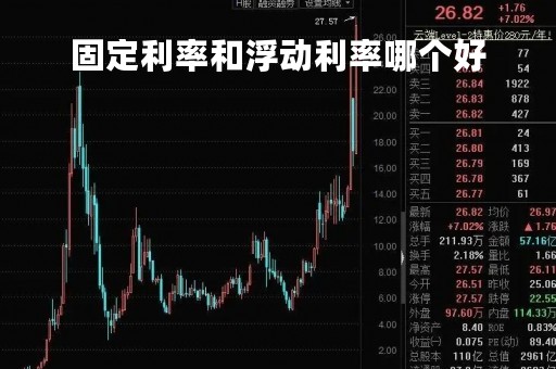 固定利率和浮动利率哪个好「买房固定利率和浮动利率哪个好」