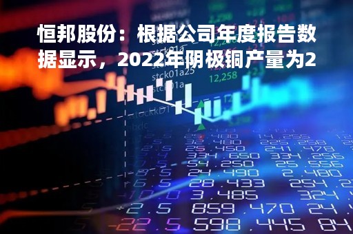 恒邦股份：根据公司年度报告数据显示，2022年阴极铜产量为20.02万吨