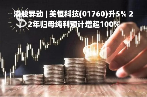 港股异动 | 英恒科技(01760)升5% 22年归母纯利预计增超100%