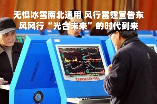 无惧冰雪南北通用 风行雷霆宣告东风风行“光合未来”的时代到来