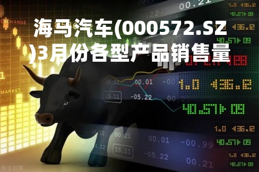 海马汽车(000572.SZ)3月份各型产品销售量同比增长166.7%