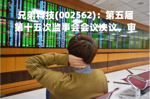 兄弟科技(002562)：第五届第十五次监事会会议决议，审议2022年度监事会工作报告等多项议案