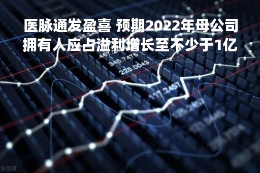 医脉通发盈喜 预期2022年母公司拥有人应占溢利增长至不少于1亿元