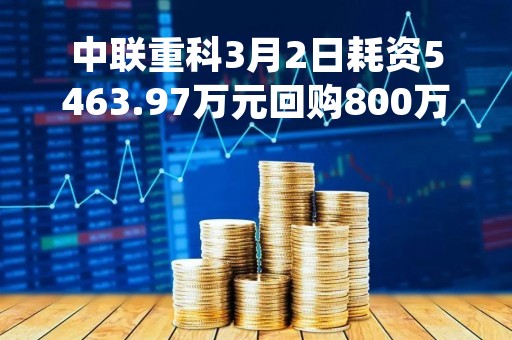 中联重科3月2日耗资5463.97万元回购800万股A股