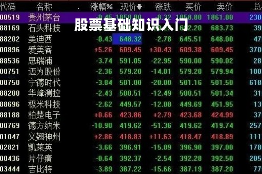 股票基础知识入门「股票基础知识讲解视频教程」