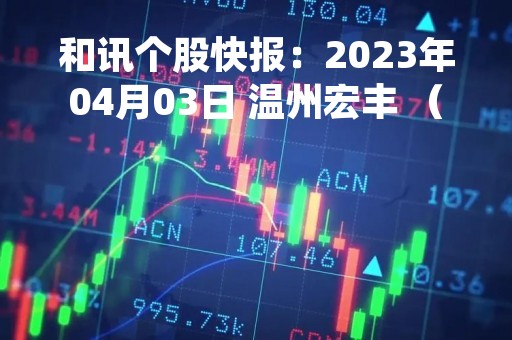 和讯个股快报：2023年04月03日 温州宏丰 （300283），该股股价成功突破年线压力位