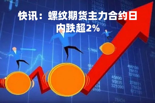 快讯：螺纹期货主力合约日内跌超2%