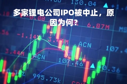 多家锂电公司IPO被中止，原因为何？