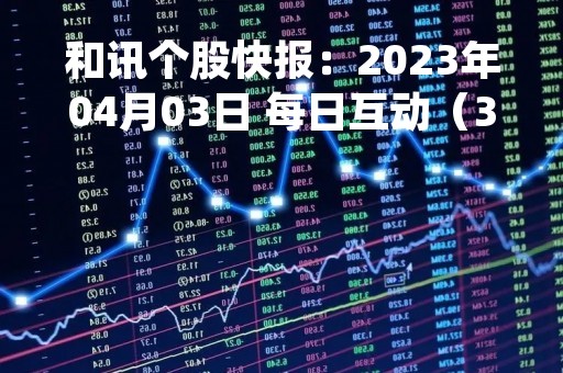 和讯个股快报：2023年04月03日 每日互动（300766）该股换手率大于8%