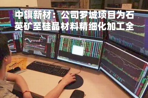 中旗新材：公司罗城项目为石英矿至硅晶材料精细化加工全产业链一体化项目