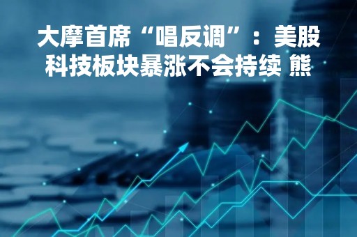 大摩首席“唱反调”：美股科技板块暴涨不会持续 熊市尚未完结