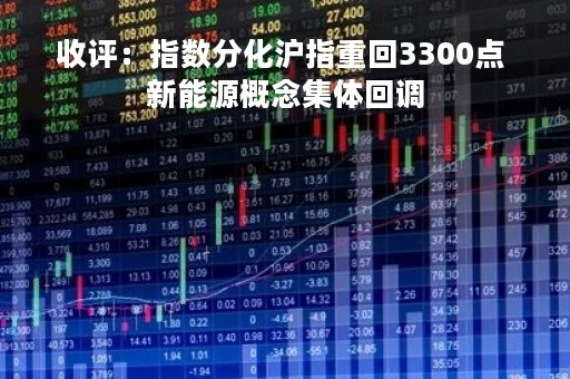 收评：指数分化沪指重回3300点 新能源概念集体回调