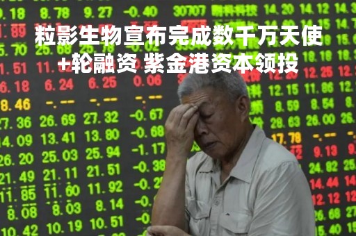 粒影生物宣布完成数千万天使+轮融资 紫金港资本领投