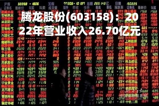 腾龙股份(603158)：2022年营业收入26.70亿元，与上期同比增加14.47%