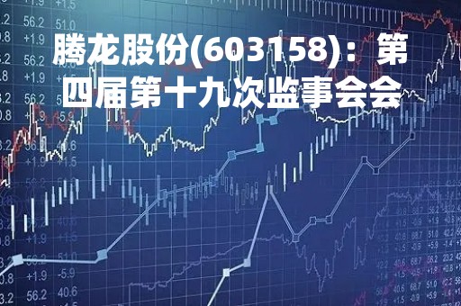 腾龙股份(603158)：第四届第十九次监事会会议决议，审议关于2022年度监事会工作报告的议案等多项议案