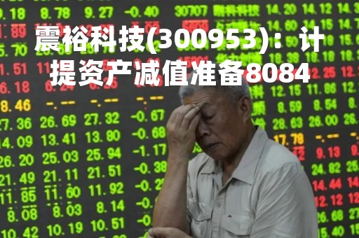 震裕科技(300953)：计提资产减值准备8084.88万元