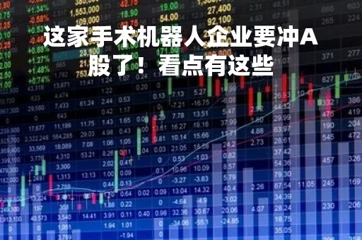这家手术机器人企业要冲A股了！看点有这些