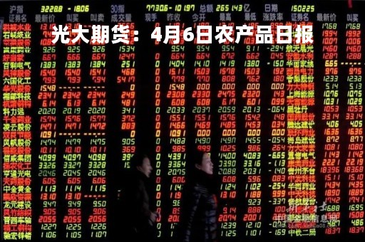 光大期货：4月6日农产品日报
