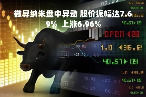 微导纳米盘中异动 股价振幅达7.69%  上涨6.96%