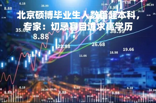 北京硕博毕业生人数首超本科，专家：切忌盲目追求高学历