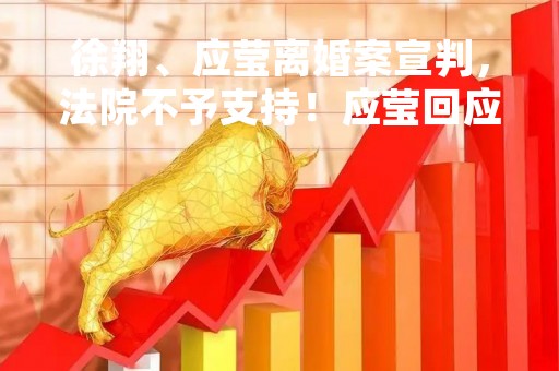 徐翔、应莹离婚案宣判，法院不予支持！应莹回应：会继续上诉