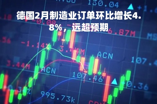 德国2月制造业订单环比增长4.8%，远超预期