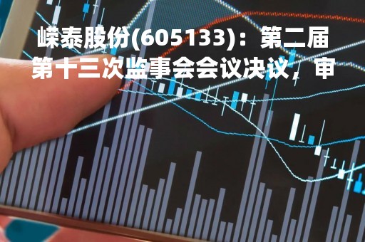 嵘泰股份(605133)：第二届第十三次监事会会议决议，审议2022年度监事会工作报告等多项议案