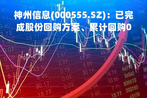 神州信息(000555.SZ)：已完成股份回购方案、累计回购0.9435%的股份