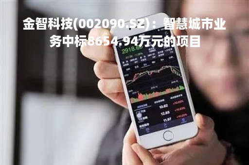 金智科技(002090.SZ)：智慧城市业务中标8654.94万元的项目