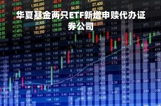 华夏基金两只ETF新增申赎代办证券公司