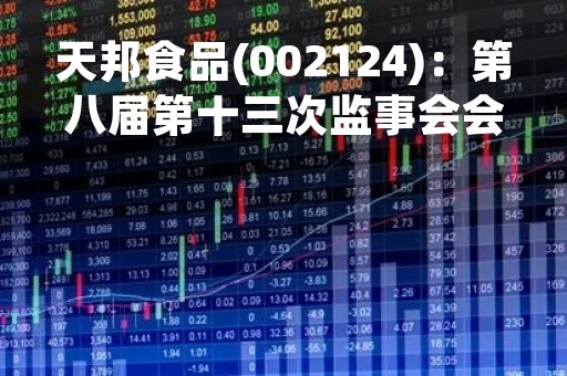 天邦食品(002124)：第八届第十三次监事会会议决议，7项议案获通过