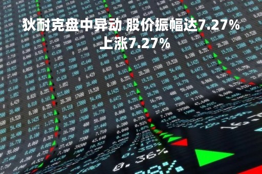 狄耐克盘中异动 股价振幅达7.27%  上涨7.27%