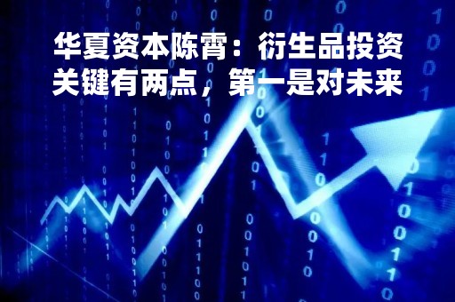 华夏资本陈霄：衍生品投资关键有两点，第一是对未来大势研判，第二是策略迭代，看好衍生品投资未来发展
