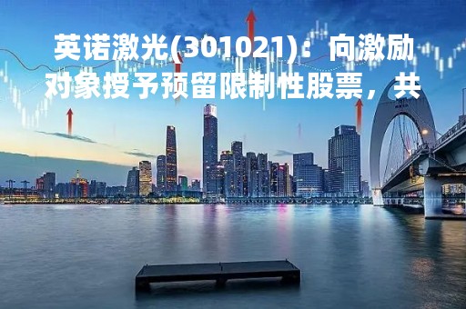 英诺激光(301021)：向激励对象授予预留限制性股票，共计授予60万股
