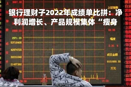 银行理财子2022年成绩单比拼：净利润增长、产品规模集体“瘦身”