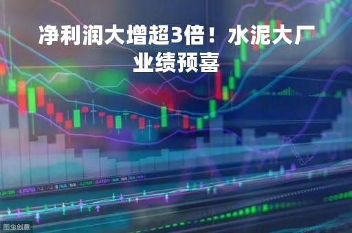 净利润大增超3倍！水泥大厂业绩预喜