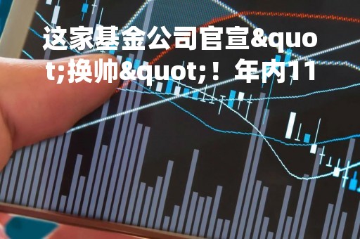 这家基金公司官宣"换帅"！年内11家基金公司董事长调整