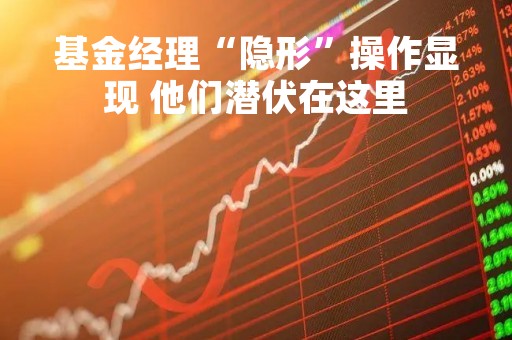基金经理“隐形”操作显现 他们潜伏在这里