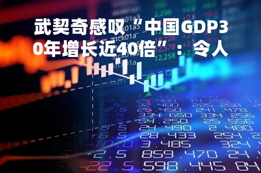 武契奇感叹“中国GDP30年增长近40倍”：令人着迷的国家发展速度
