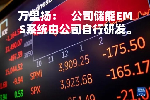 万里扬：   公司储能EMS系统由公司自行研发。公司的数据存储使用阿里云存储服务