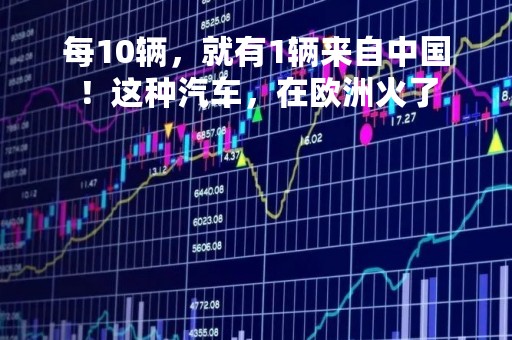 每10辆，就有1辆来自中国！这种汽车，在欧洲火了