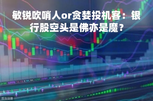 敏锐吹哨人or贪婪投机客：银行股空头是佛亦是魔？