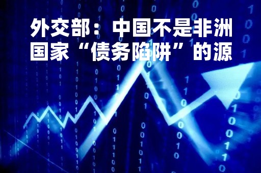 外交部：中国不是非洲国家“债务陷阱”的源头