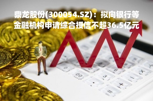 鼎龙股份(300054.SZ)：拟向银行等金融机构申请综合授信不超36.5亿元