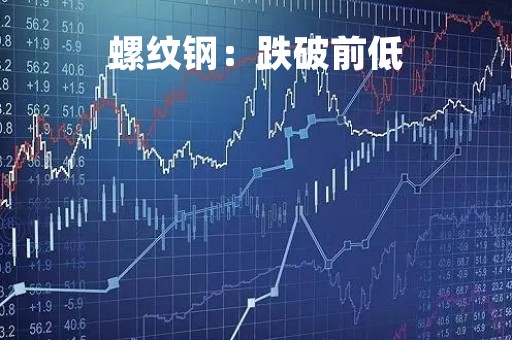 螺纹钢：跌破前低