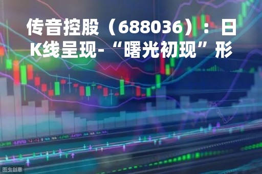 传音控股（688036）：日K线呈现-“曙光初现”形态，后市看多（04-11）